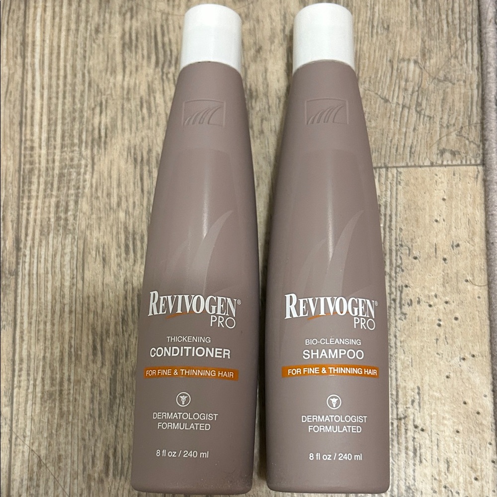 New Sealed Revivogen Pro Thickening Shampoo and Conditioner Set-